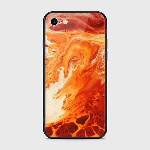 iPhone SE 2020 Cover - Mystic Marble Series - HQ Ultra Shine Premium Infinity Glass Soft Silicon Borders Case