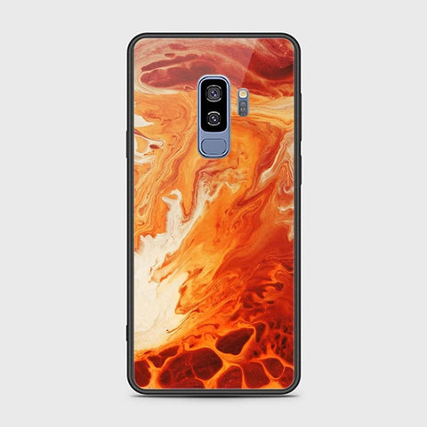 Samsung Galaxy S9 Plus Cover - Mystic Marble Series - HQ Ultra Shine Premium Infinity Glass Soft Silicon Borders Case