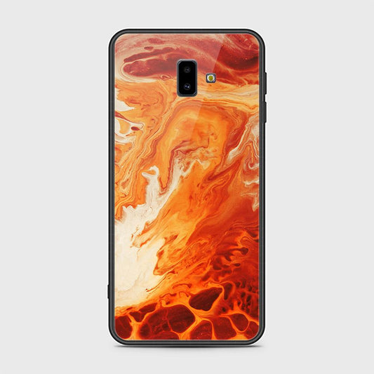 Samsung Galaxy J6 Plus 2018 Cover - Mystic Marble Series - HQ Ultra Shine Premium Infinity Glass Soft Silicon Borders Case