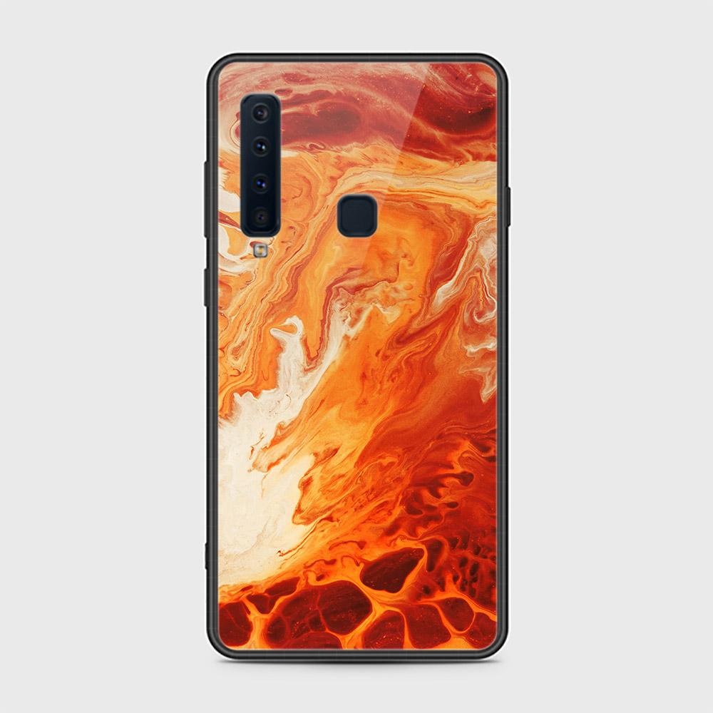 Samsung Galaxy A9 2018 Cover - Mystic Marble Series - HQ Ultra Shine Premium Infinity Glass Soft Silicon Borders Case