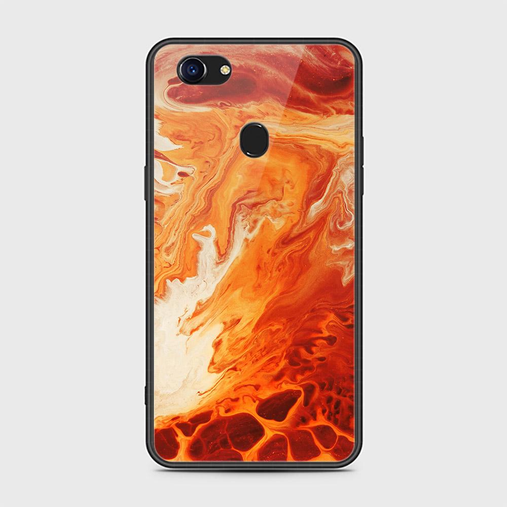 Oppo F5 Cover - Mystic Marble Series - HQ Ultra Shine Premium Infinity Glass Soft Silicon Borders Case