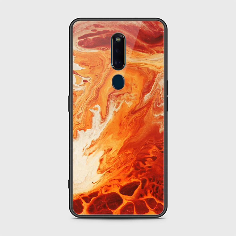 Oppo F11 Pro Cover - Mystic Marble Series - HQ Ultra Shine Premium Infinity Glass Soft Silicon Borders Case