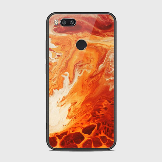 Xiaomi Mi A1 Cover - Mystic Marble Series - HQ Ultra Shine Premium Infinity Glass Soft Silicon Borders Case