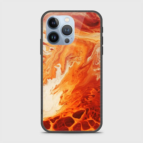 iPhone 13 Pro Cover- Mystic Marble Series - HQ Ultra Shine Premium Infinity Glass Soft Silicon Borders Case