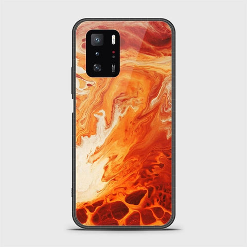 Xiaomi Poco X3 GT Cover- Mystic Marble Series - HQ Ultra Shine Premium Infinity Glass Soft Silicon Borders Case