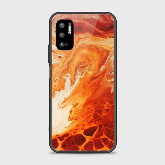 Xiaomi Redmi Note 10 5G Cover - Mystic Marble Series - HQ Ultra Shine Premium Infinity Glass Soft Silicon Borders Case