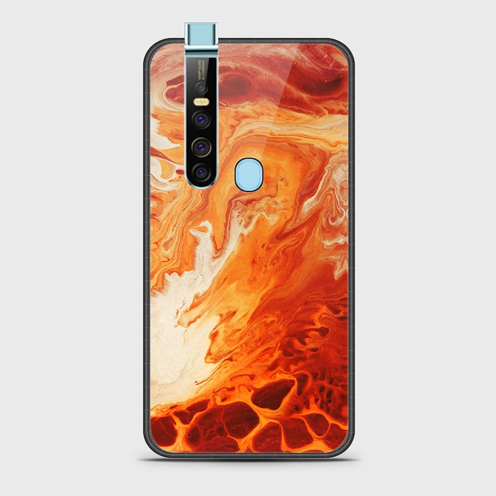 Tecno Camon 15 Pro Cover- Mystic Marble Series - HQ Ultra Shine Premium Infinity Glass Soft Silicon Borders Case