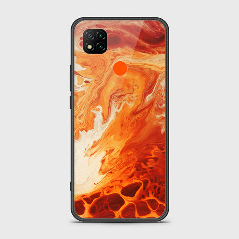 Xiaomi Redmi 9C Cover- Mystic Marble Series - HQ Ultra Shine Premium Infinity Glass Soft Silicon Borders Case