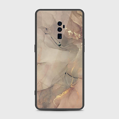 Oppo Reno 10x Zoom Cover - Mystic Marble Series - HQ Ultra Shine Premium Infinity Glass Soft Silicon Borders Case