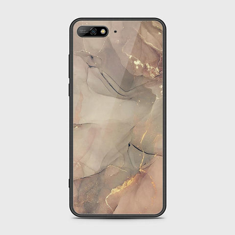 Huawei Y6 Prime 2018 Cover - Mystic Marble Series - HQ Ultra Shine Premium Infinity Glass Soft Silicon Borders Case