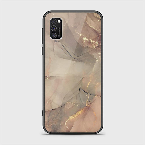 Samsung Galaxy A03s Cover - Mystic Marble Series - HQ Ultra Shine Premium Infinity Glass Soft Silicon Borders Case