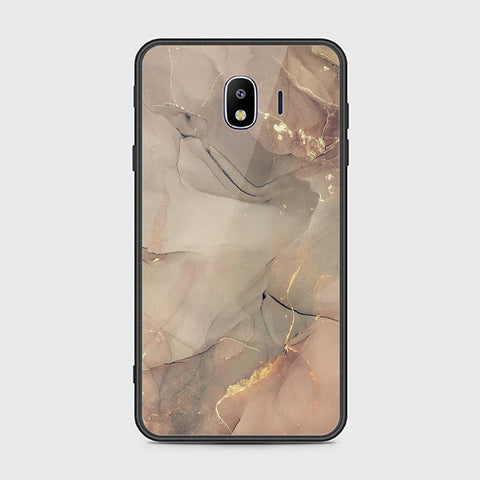 Samsung Galaxy J4 2018 Cover - Mystic Marble Series - HQ Ultra Shine Premium Infinity Glass Soft Silicon Borders Case