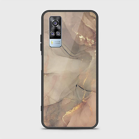 Vivo Y31 Cover - Mystic Marble Series - HQ Ultra Shine Premium Infinity Glass Soft Silicon Borders Case