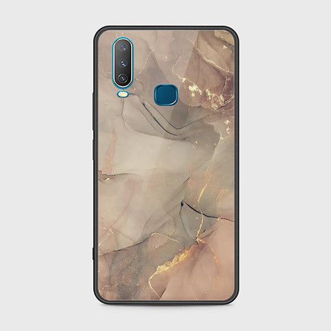 Vivo Y17 Cover - Mystic Marble Series - HQ Ultra Shine Premium Infinity Glass Soft Silicon Borders Case