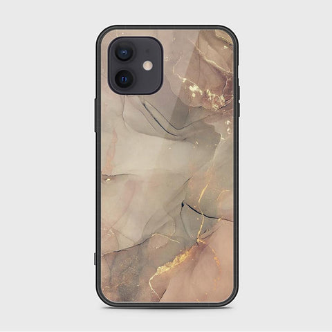 iPhone 12 Pro Cover - Mystic Marble Series - HQ Ultra Shine Premium Infinity Glass Soft Silicon Borders Case