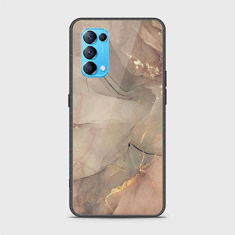 Oppo Find X3 Lite Cover - Mystic Marble Series - HQ Ultra Shine Premium Infinity Glass Soft Silicon Borders Case