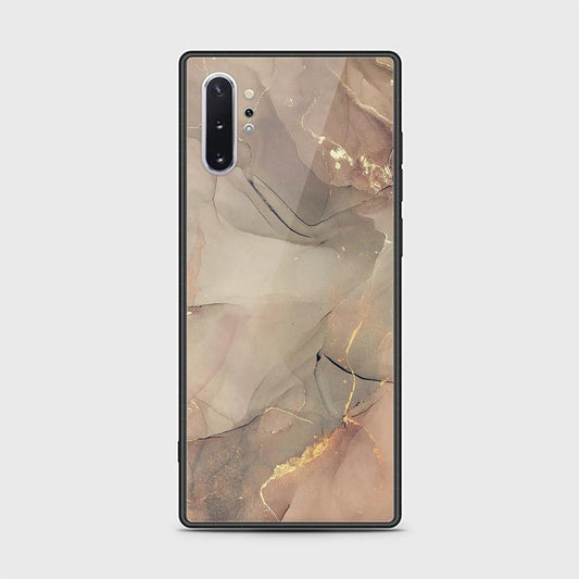 Samsung Galaxy Note 10 Plus Cover - Mystic Marble Series - HQ Ultra Shine Premium Infinity Glass Soft Silicon Borders Case