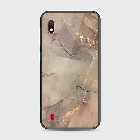 Samsung Galaxy A10 Cover - Mystic Marble Series - HQ Ultra Shine Premium Infinity Glass Soft Silicon Borders Case