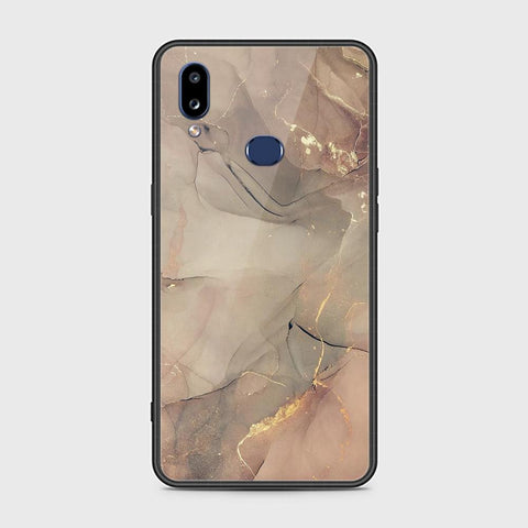 Samsung Galaxy A10s Cover - Mystic Marble Series - HQ Ultra Shine Premium Infinity Glass Soft Silicon Borders Case