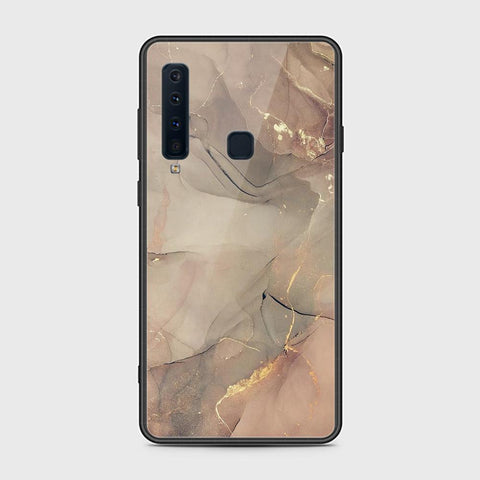 Samsung Galaxy A9s Cover - Mystic Marble Series - HQ Ultra Shine Premium Infinity Glass Soft Silicon Borders Case