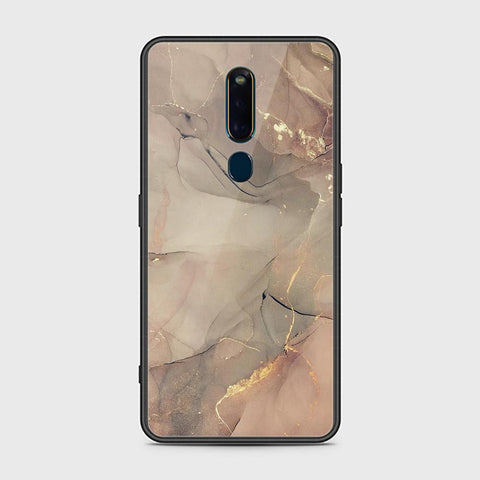 Oppo F11 Pro Cover - Mystic Marble Series - HQ Ultra Shine Premium Infinity Glass Soft Silicon Borders Case