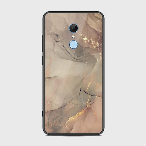 Xiaomi Redmi 5 Cover - Mystic Marble Series - HQ Ultra Shine Premium Infinity Glass Soft Silicon Borders Case