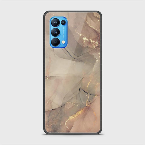 Oppo Reno 5 Pro 5G Cover - Mystic Marble Series - HQ Ultra Shine Premium Infinity Glass Soft Silicon Borders Case