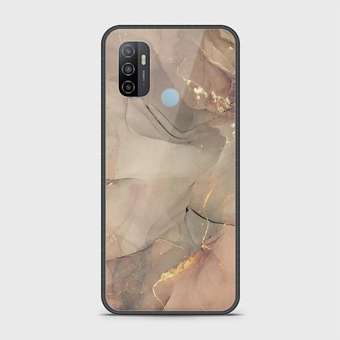 Oppo A53 Cover - Mystic Marble Series - HQ Ultra Shine Premium Infinity Glass Soft Silicon Borders Case