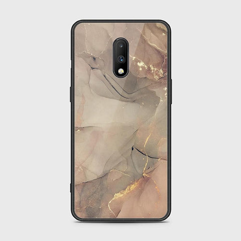 OnePlus 7 Cover - Mystic Marble Series - HQ Ultra Shine Premium Infinity Glass Soft Silicon Borders Case