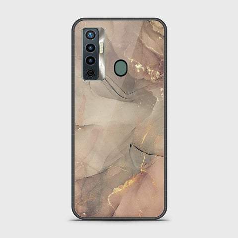 Tecno Camon 17 Cover - Mystic Marble Series - HQ Ultra Shine Premium Infinity Glass Soft Silicon Borders Case