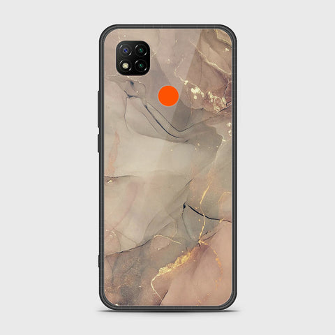 Xiaomi Redmi 9C Cover- Mystic Marble Series - HQ Ultra Shine Premium Infinity Glass Soft Silicon Borders Case