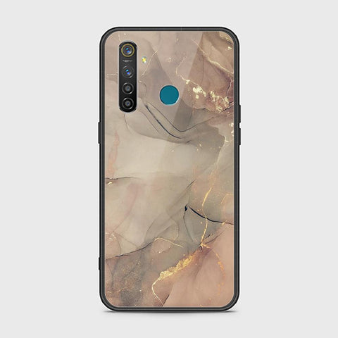 Realme 5 Pro Cover - Mystic Marble Series - HQ Ultra Shine Premium Infinity Glass Soft Silicon Borders Case