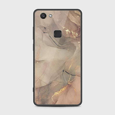 Vivo V7 Cover - Mystic Marble Series - HQ Ultra Shine Premium Infinity Glass Soft Silicon Borders Case