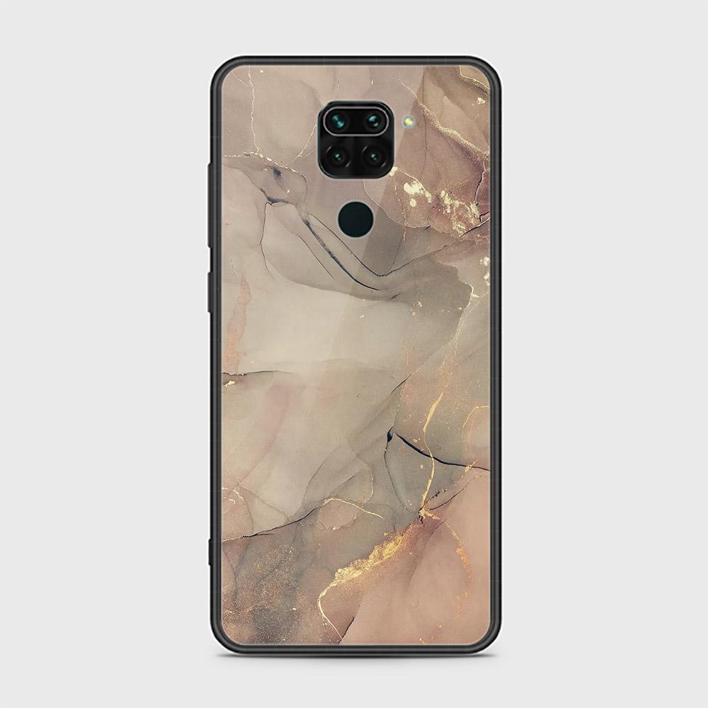 Xiaomi Redmi Note 9 Cover - Mystic Marble Series - HQ Ultra Shine Premium Infinity Glass Soft Silicon Borders Case