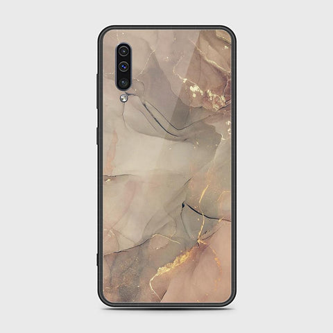 Samsung Galaxy A30s Cover - Mystic Marble Series - HQ Ultra Shine Premium Infinity Glass Soft Silicon Borders Case