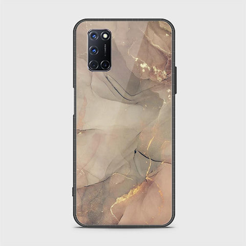 Oppo A92 Cover - Mystic Marble Series - HQ Ultra Shine Premium Infinity Glass Soft Silicon Borders Case