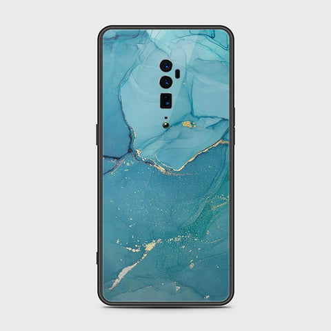 Oppo Reno 10x Zoom Cover - Mystic Marble Series - HQ Ultra Shine Premium Infinity Glass Soft Silicon Borders Case