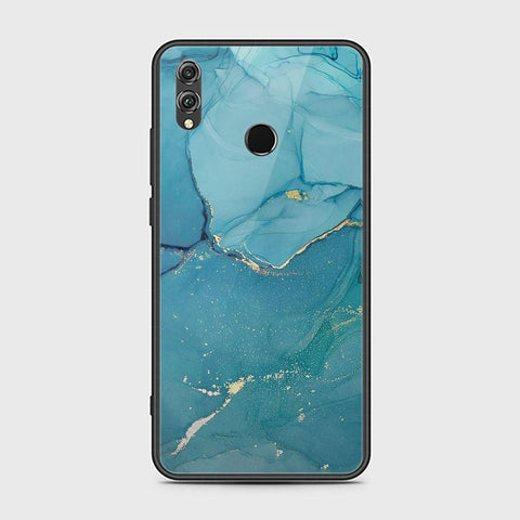 Huawei Honor 8X Cover - Mystic Marble Series - HQ Ultra Shine Premium Infinity Glass Soft Silicon Borders Case