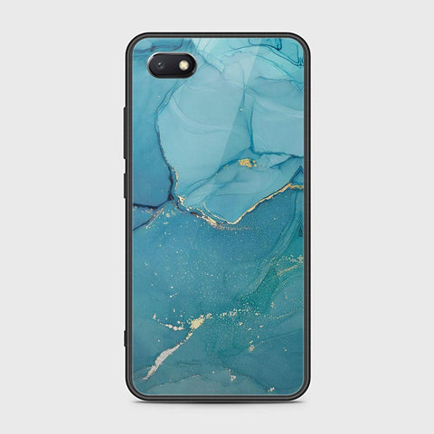 Huawei Y5 Prime 2018 Cover - Mystic Marble Series - HQ Ultra Shine Premium Infinity Glass Soft Silicon Borders Case