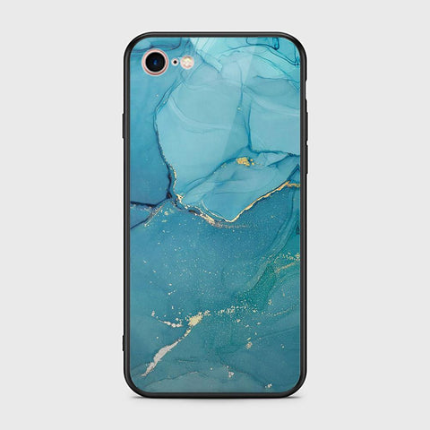 iPhone SE 2020 Cover - Mystic Marble Series - HQ Ultra Shine Premium Infinity Glass Soft Silicon Borders Case