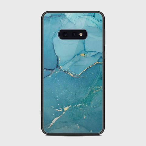 Samsung Galaxy S10e Cover - Mystic Marble Series - HQ Ultra Shine Premium Infinity Glass Soft Silicon Borders Case