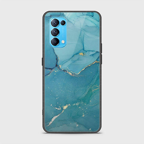 Oppo Find X3 Lite Cover - Mystic Marble Series - HQ Ultra Shine Premium Infinity Glass Soft Silicon Borders Case