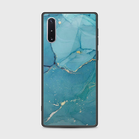 Samsung Galaxy Note 10 Cover - Mystic Marble Series - HQ Ultra Shine Premium Infinity Glass Soft Silicon Borders Case