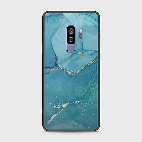 Samsung Galaxy S9 Plus Cover - Mystic Marble Series - HQ Ultra Shine Premium Infinity Glass Soft Silicon Borders Case