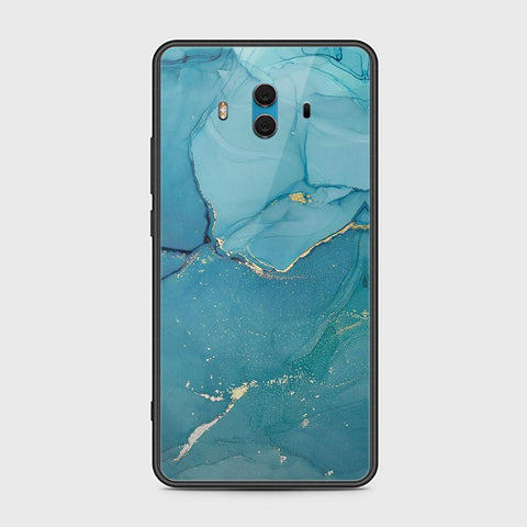 Huawei Mate 10 Cover - Mystic Marble Series - HQ Ultra Shine Premium Infinity Glass Soft Silicon Borders Case