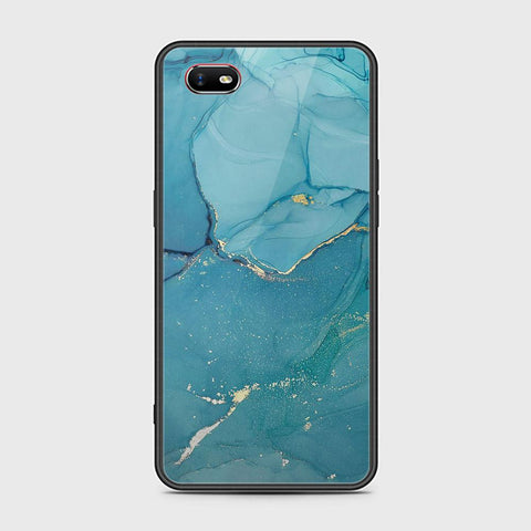 Oppo A1k Cover - Mystic Marble Series - HQ Ultra Shine Premium Infinity Glass Soft Silicon Borders Case