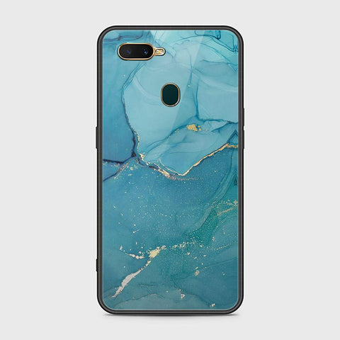 Oppo A12 Cover - Mystic Marble Series - HQ Ultra Shine Premium Infinity Glass Soft Silicon Borders Case