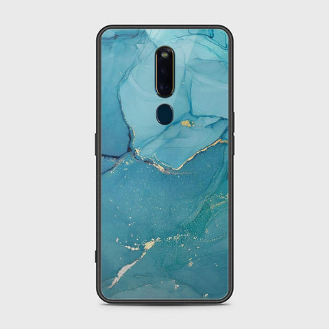 Oppo F11 Pro Cover - Mystic Marble Series - HQ Ultra Shine Premium Infinity Glass Soft Silicon Borders Case