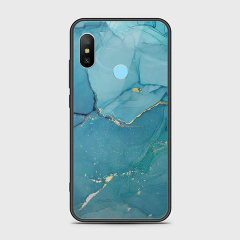 Xiaomi Mi A2 Lite Cover - Mystic Marble Series - HQ Ultra Shine Premium Infinity Glass Soft Silicon Borders Case