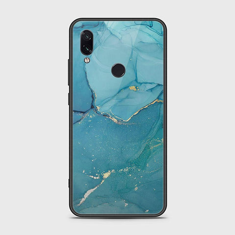 Xiaomi Redmi Note 7 Cover - Mystic Marble Series - HQ Ultra Shine Premium Infinity Glass Soft Silicon Borders Case